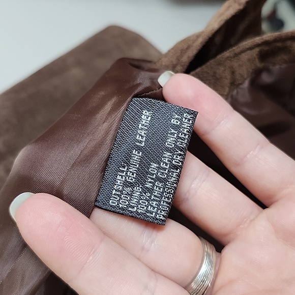 Garson By Rem Garson Brown Genuine Leather Shacket Jacket Vintage Womens 3X - Picture 6 of 8